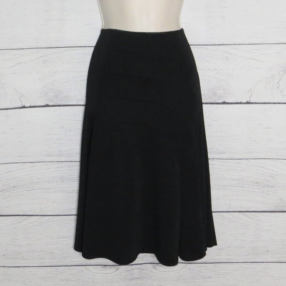 Black Flared Skirt